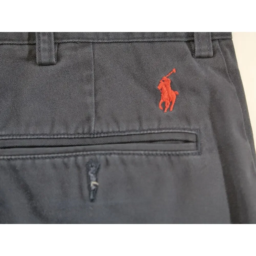Polo Ralph Lauren Chino Men's Prospect Pants 34X30 Navy Blue 100% Cotton